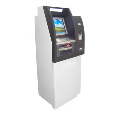 Киоск распределителя наличных денег машины 17 ATM депозита наличных денег дюйма для банка