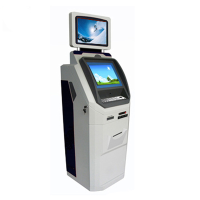 Двойная оплата Билл банка машины Atm экрана за наличные внутри и наличные деньги вне