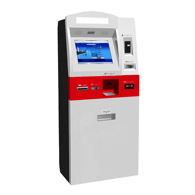 Машина распределителя наличных денег рассказчика машины ATM собственной личности экрана касания для банка