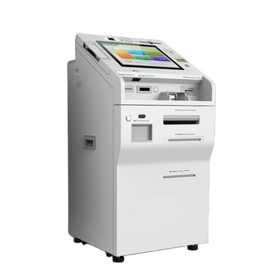 Экран машины депозита наличных денег ATM коммерческого банка положения пола емкостный